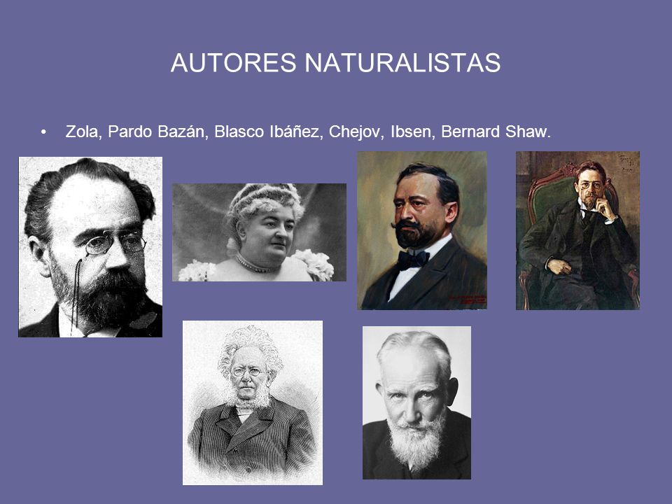 Autores del naturalismo español sale